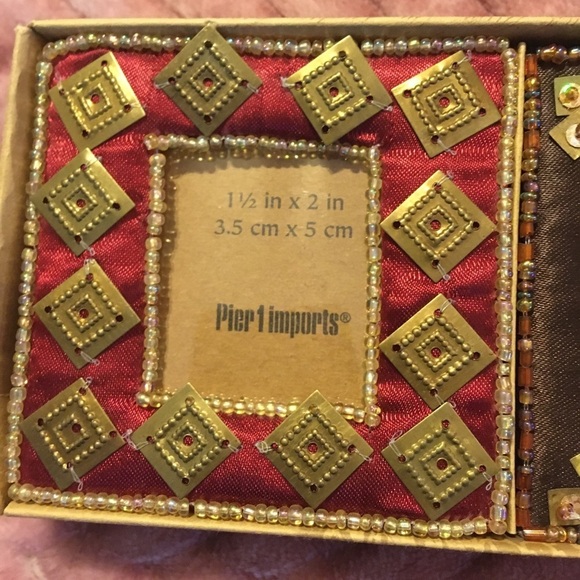 PIER 1 IMPORTS Mini Frames 3Pc set NWOT - Picture 2 of 4